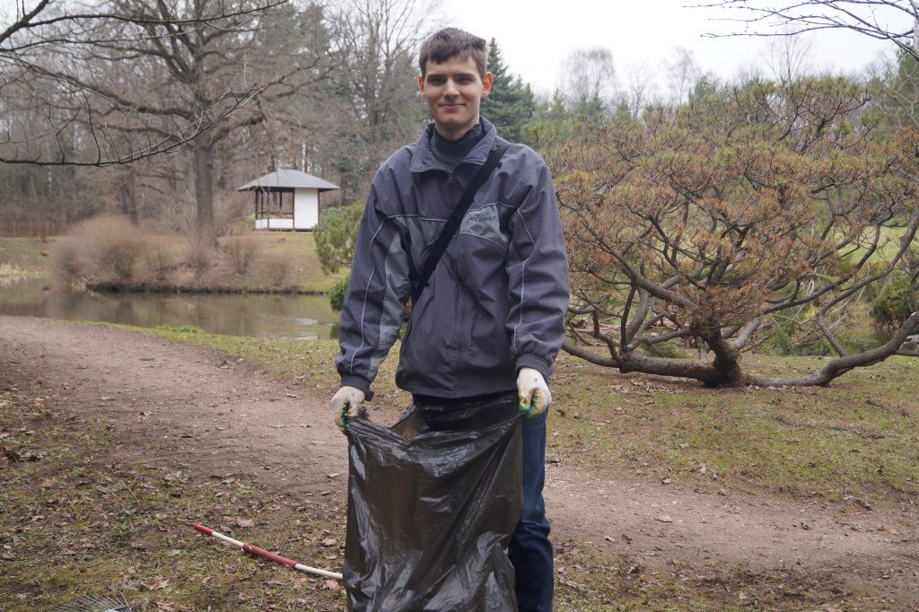 Алексей Бельских, участник субботника.