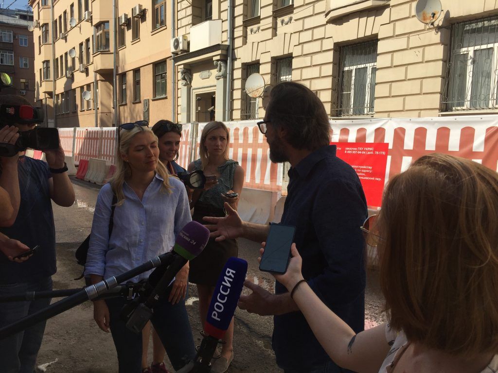 Владимир Машков ЦАО жители благоустройство Владимир Машков ЦАО жители благоустройство