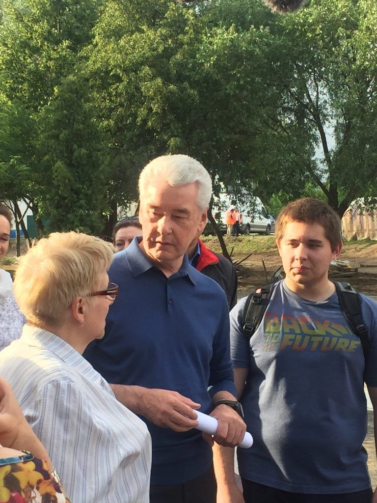 Сергей Собянин Парк Света благоустройство озеленение Бибирево