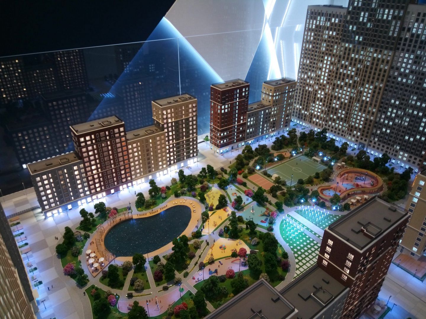 Moscow Urban Forum, макет города
