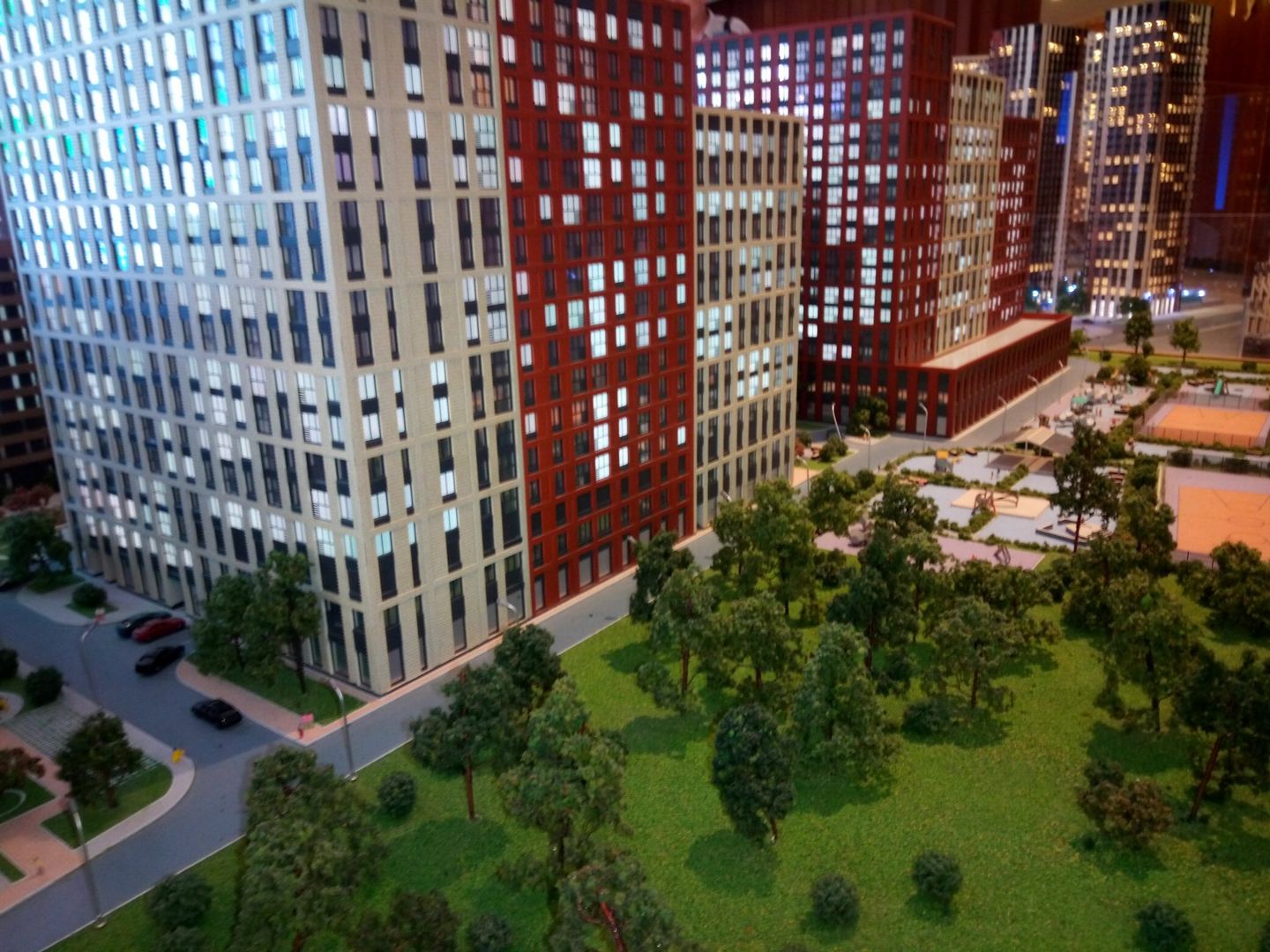 Moscow Urban Forum, макет города