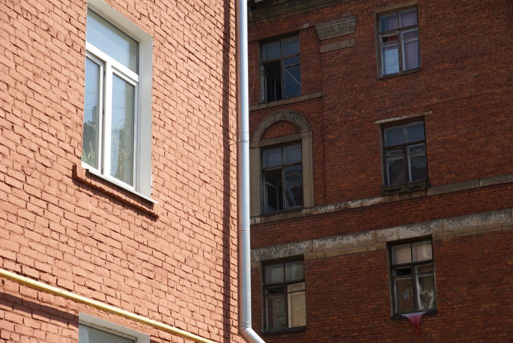 благоустройство мытье фасадов лето в Москве