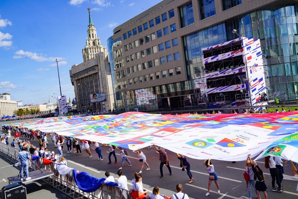 флаг, 350-лет Российскому флагу, флэшмоб