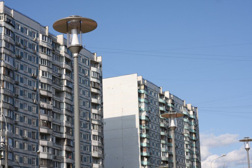 Крылатское, Осенний бульвар, благоустройство, фонари