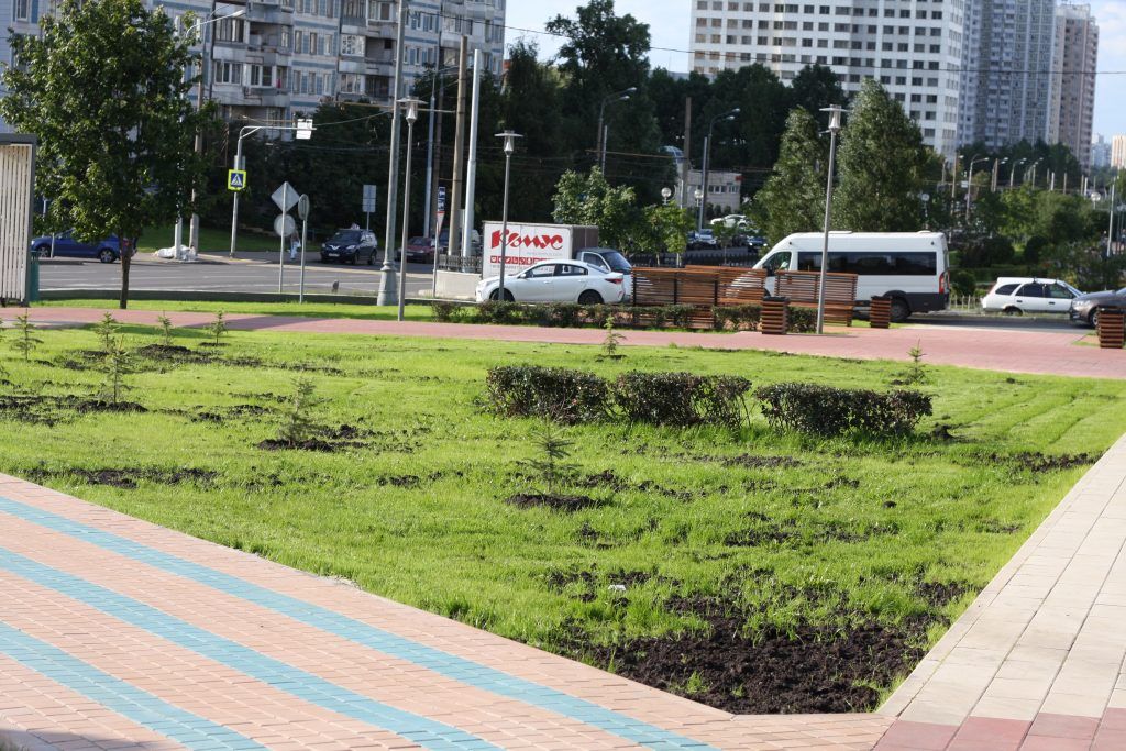 Крылатское, Осенний бульвар, благоустройство, озеленение