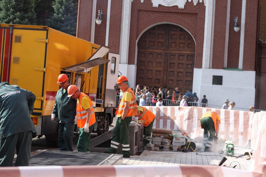 ГУП «Москоллектор», благоустройство, вентиляционные шахты, Кремль