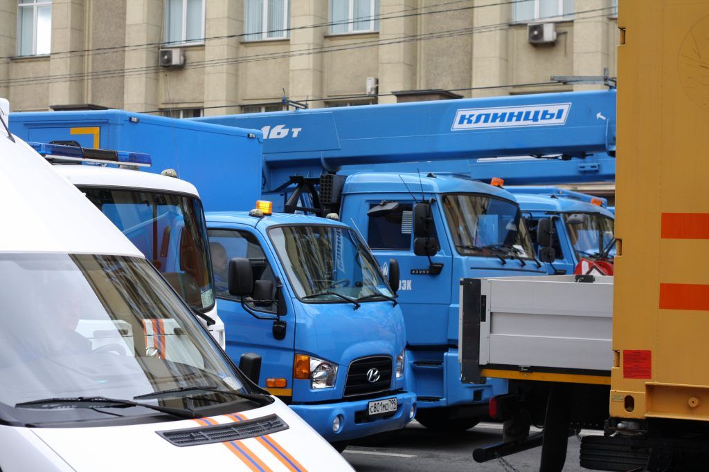 парад спецтехники