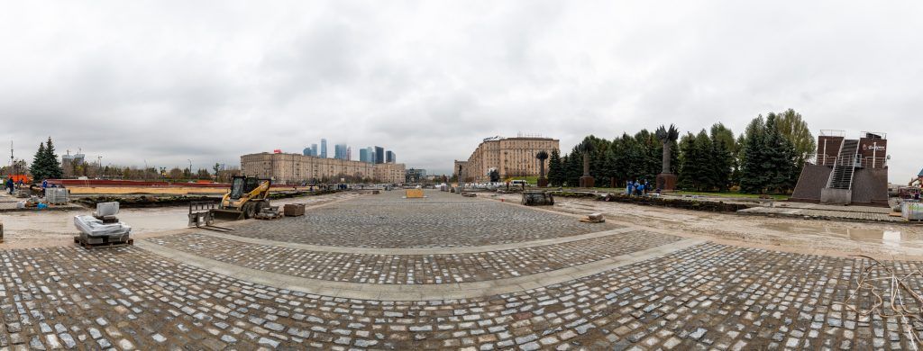 Поклонная гора, благоустройство