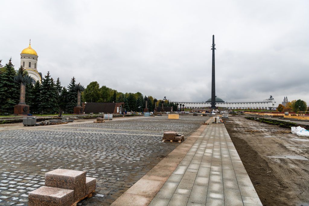 Поклонная гора, благоустройство