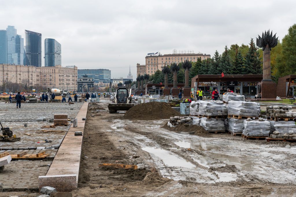 Поклонная гора, благоустройство