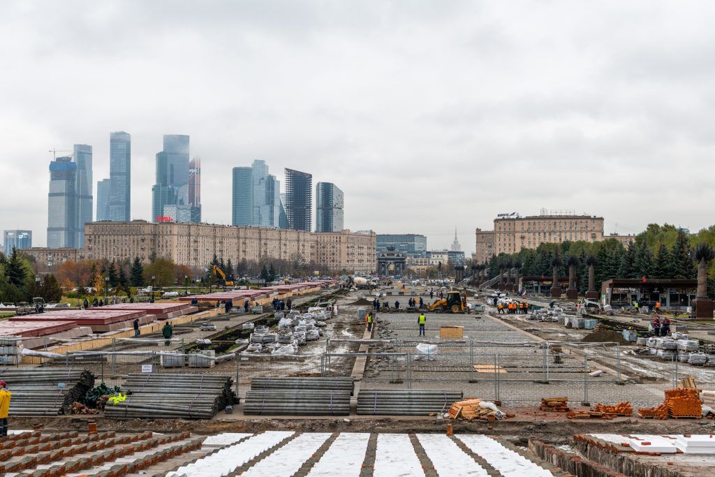 Поклонная гора, благоустройство