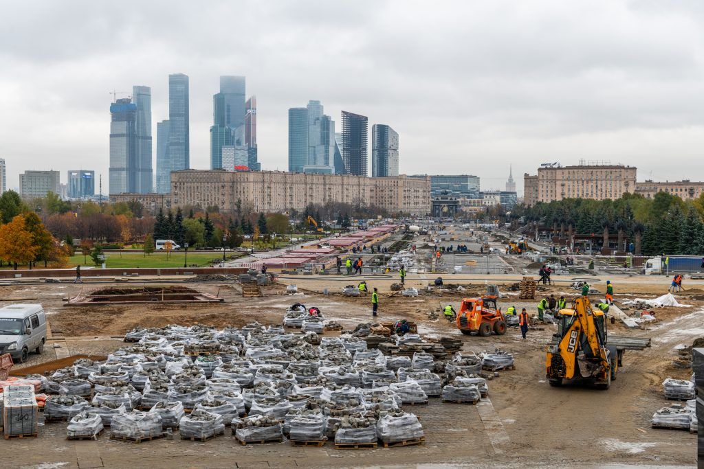 Поклонная гора, благоустройство