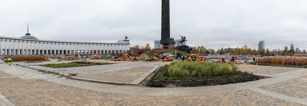 Поклонная гора, благоустройство