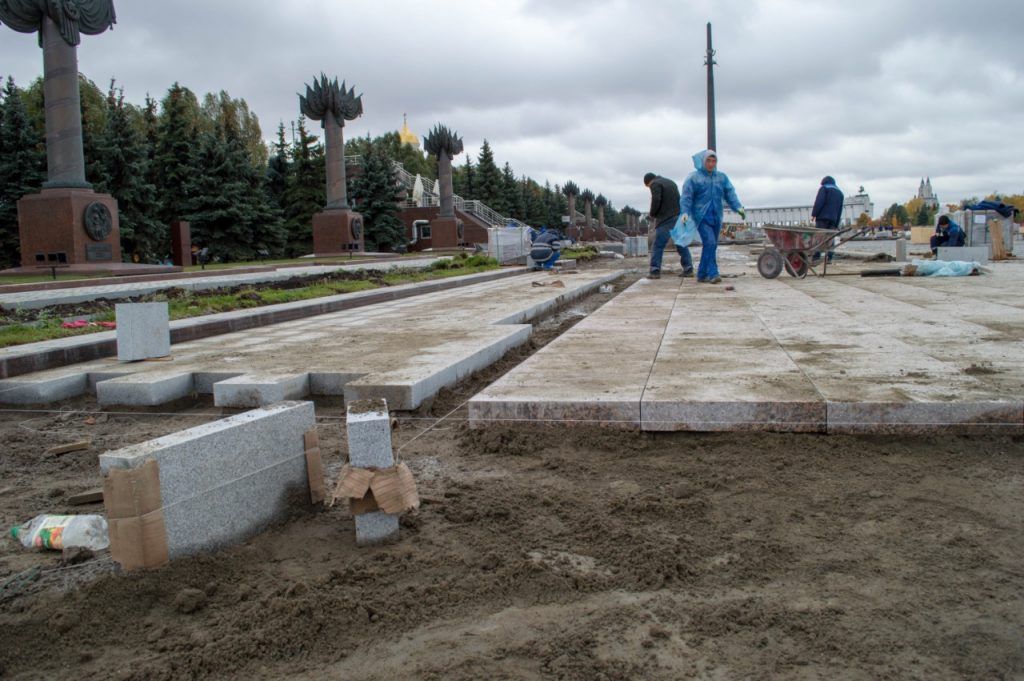 Поклонная гора, парк Победы, благоустройство, капремонт