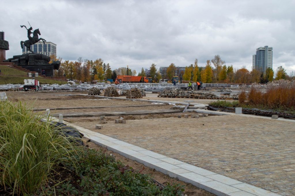 Поклонная гора, парк Победы, благоустройство, капремонт