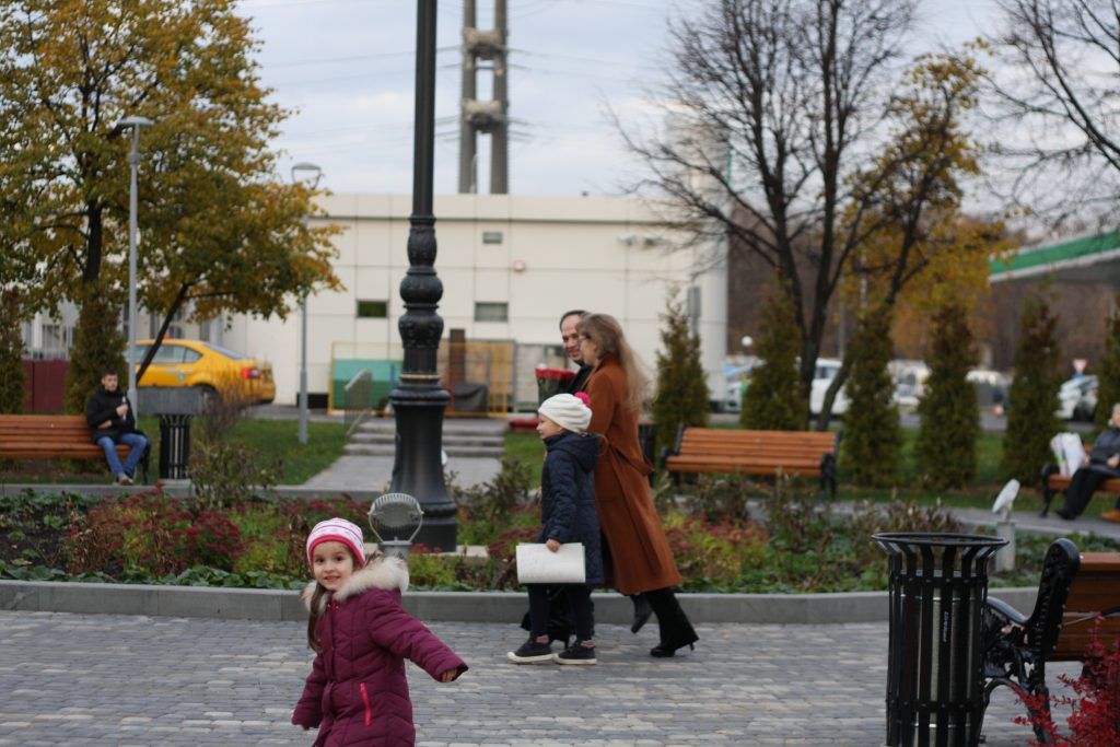 благоустройство, сквер, Митино