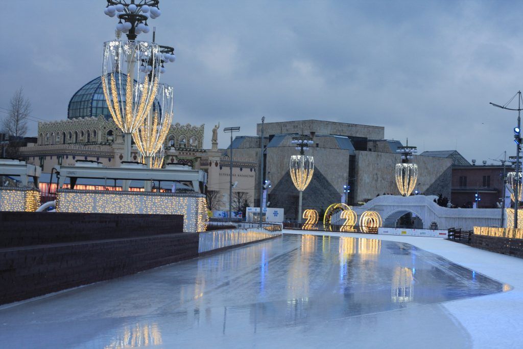 ВДНХ, украшение Москвы, зима в Москве, парки Москвы, Новый год