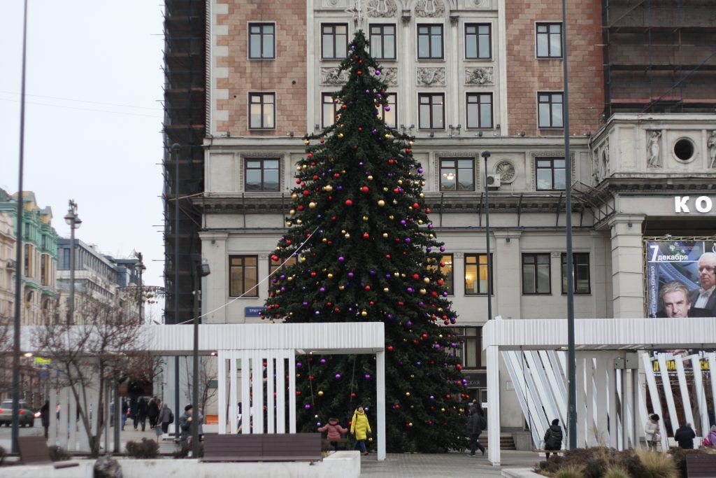 новый год, елка, украшение Москвы,зима в Москве 