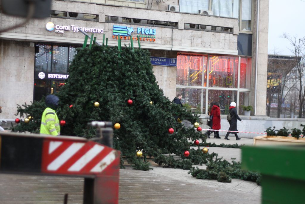 новый год, елка, украшение Москвы,зима в Москве 
