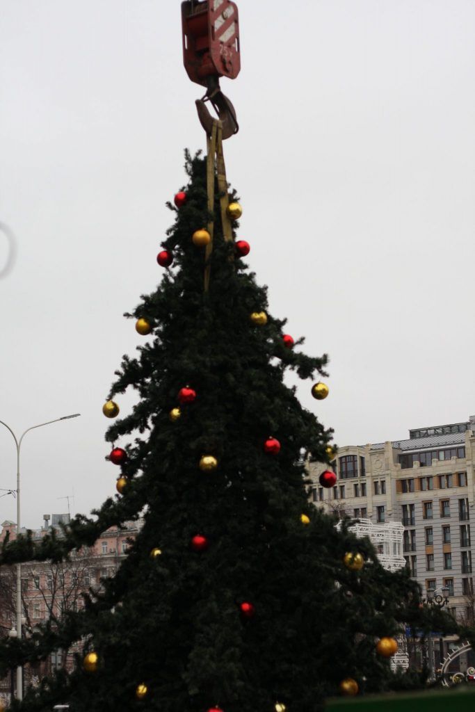 новый год, елка, украшение Москвы,зима в Москве 