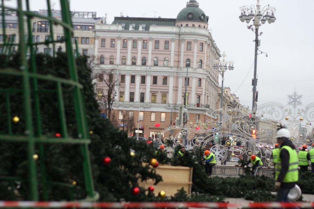 новый год, елка, украшение Москвы,зима в Москве 