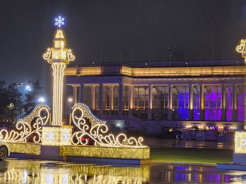 Лужники, новогодние украшения, фото Юлия Смагринская