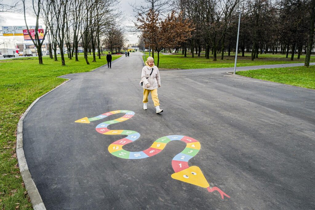 асфальт, дорожка, игра, фото КГХ