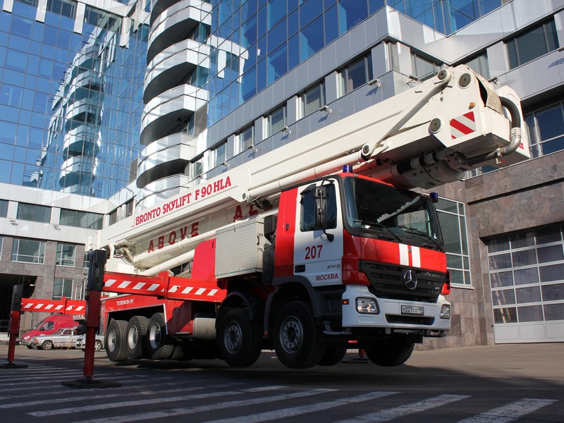 кран, техника, пожарные, фото ПСЦ