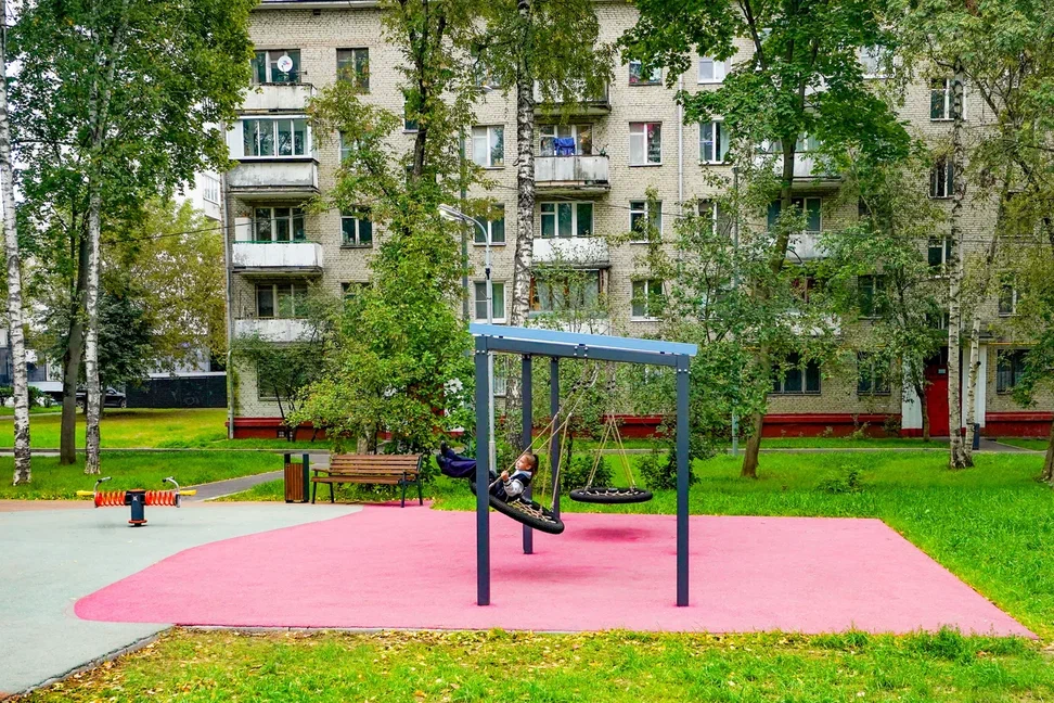 Сходненская, благоустройство, детская площадка, фото КГХ