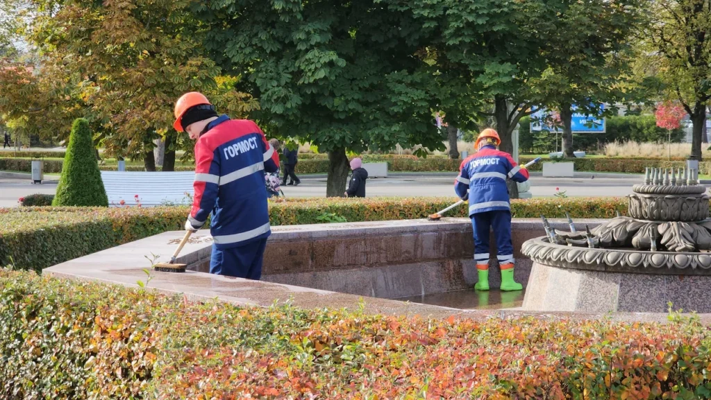 фонтан, консервация фонтана, ВДНХ, фото Юлия Смагринская