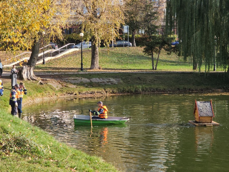 домик для уток, водоем, фото Юлия Смагринская
