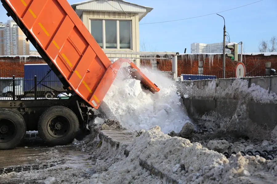 снег Фото Мосводоканал