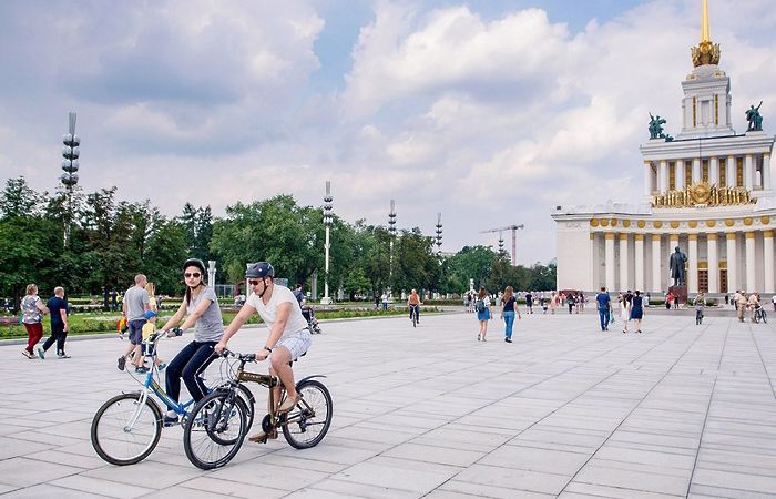ВДНХ спорт велосипеды