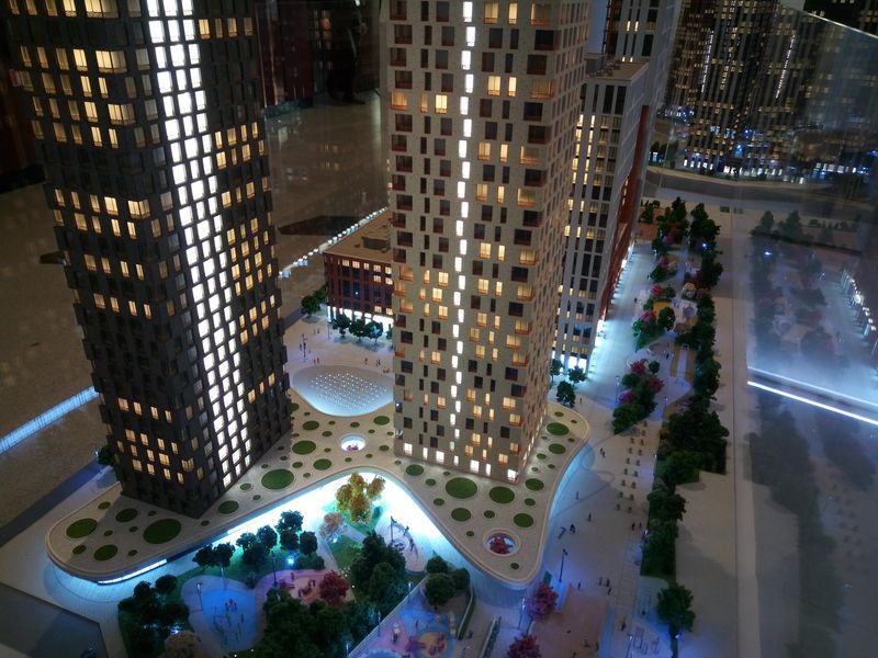 Moscow Urban Forum, макет города