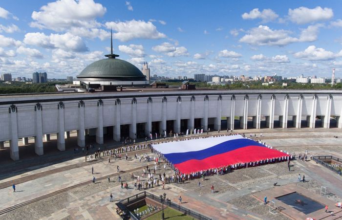 флаг России, музей Победы