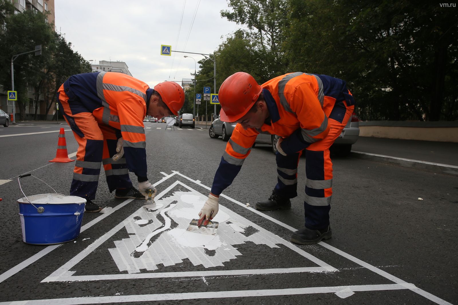выделенные полосы