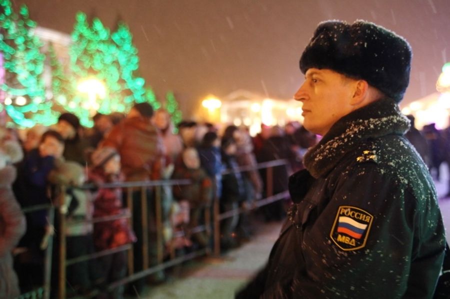 полицейский новый год