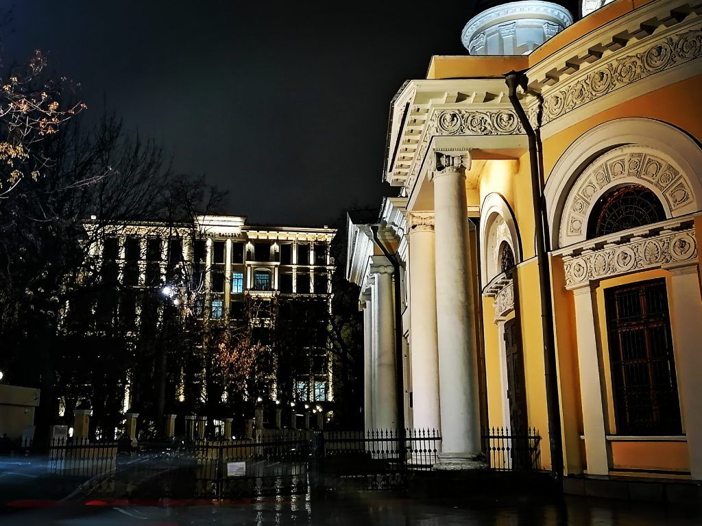 подсветка, украшение Москвы