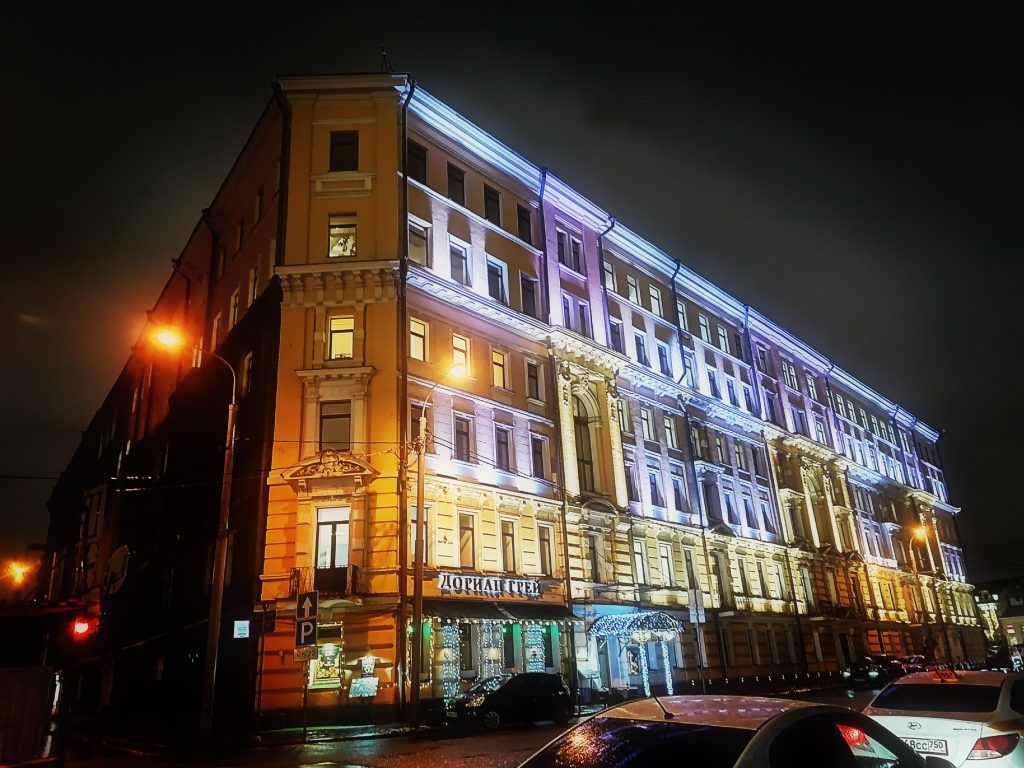 подсветка, украшение Москвы