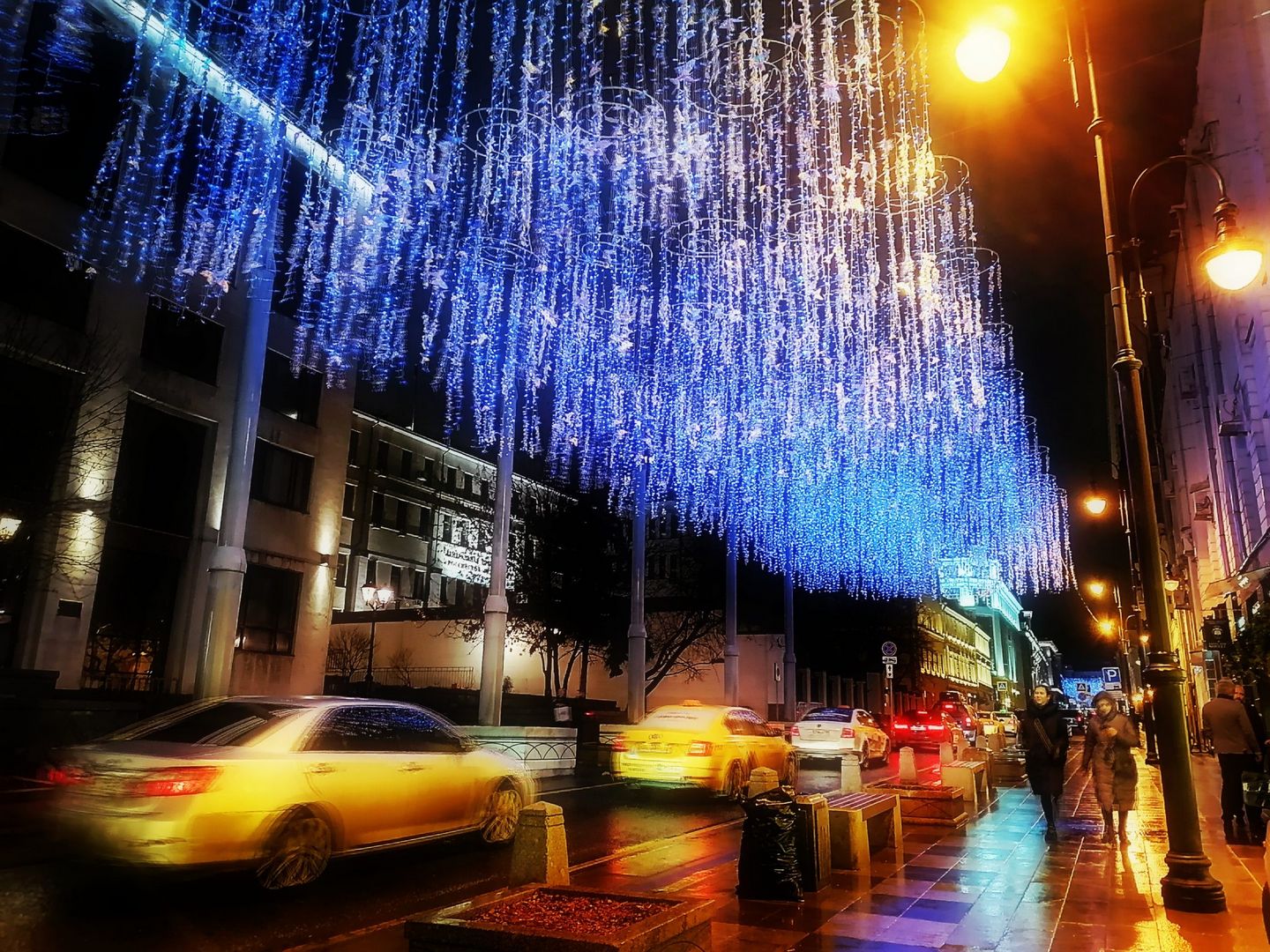подсветка, украшение Москвы