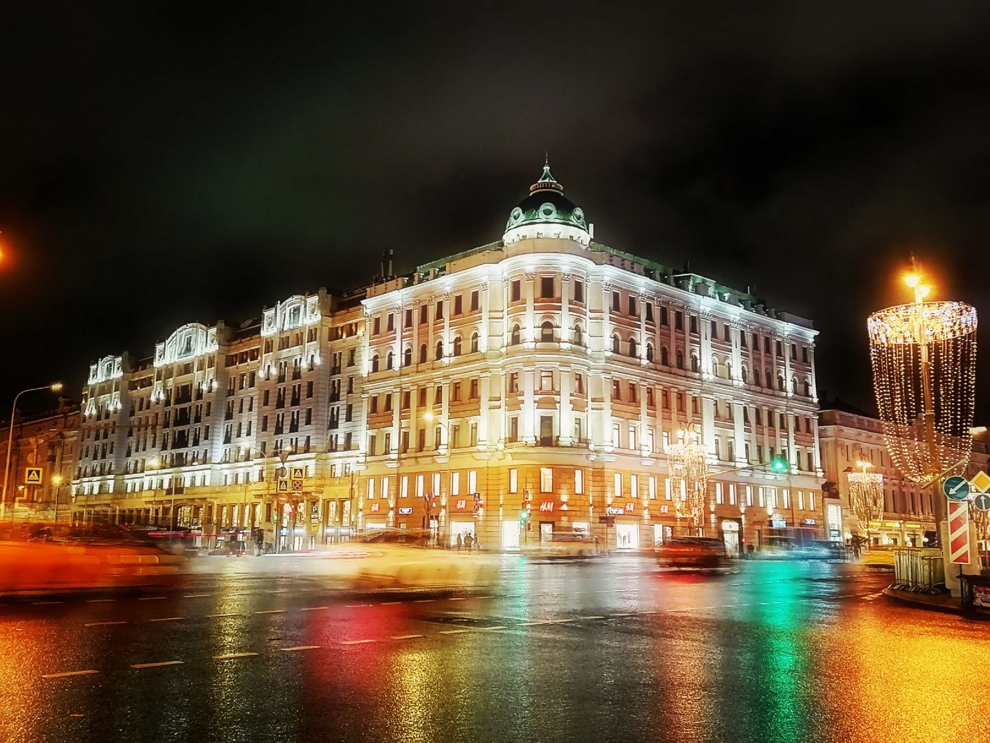 подсветка, украшение Москвы