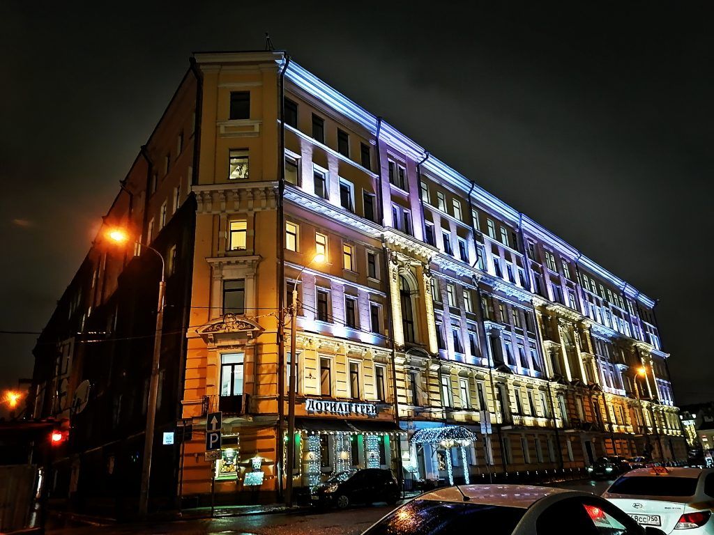 подсветка, украшение Москвы