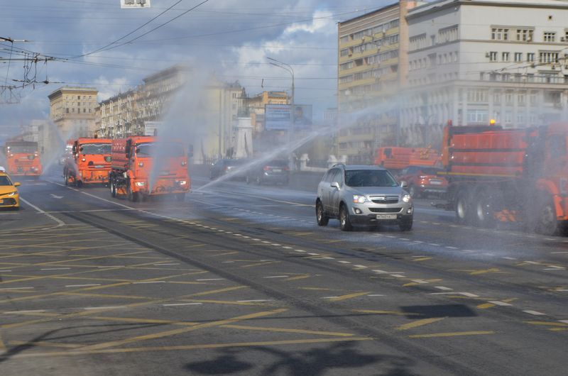 промывка улиц