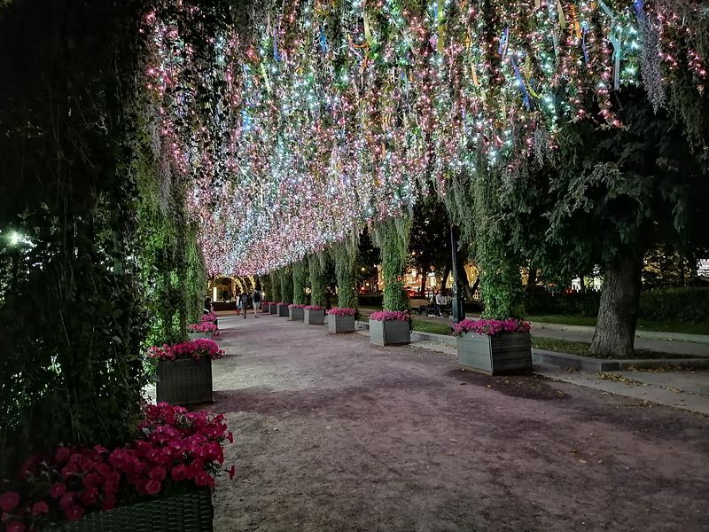 арка, Тверской бульвар, подсветка