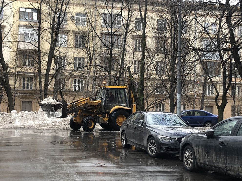 уборка снега, детская площадка, Лефортово