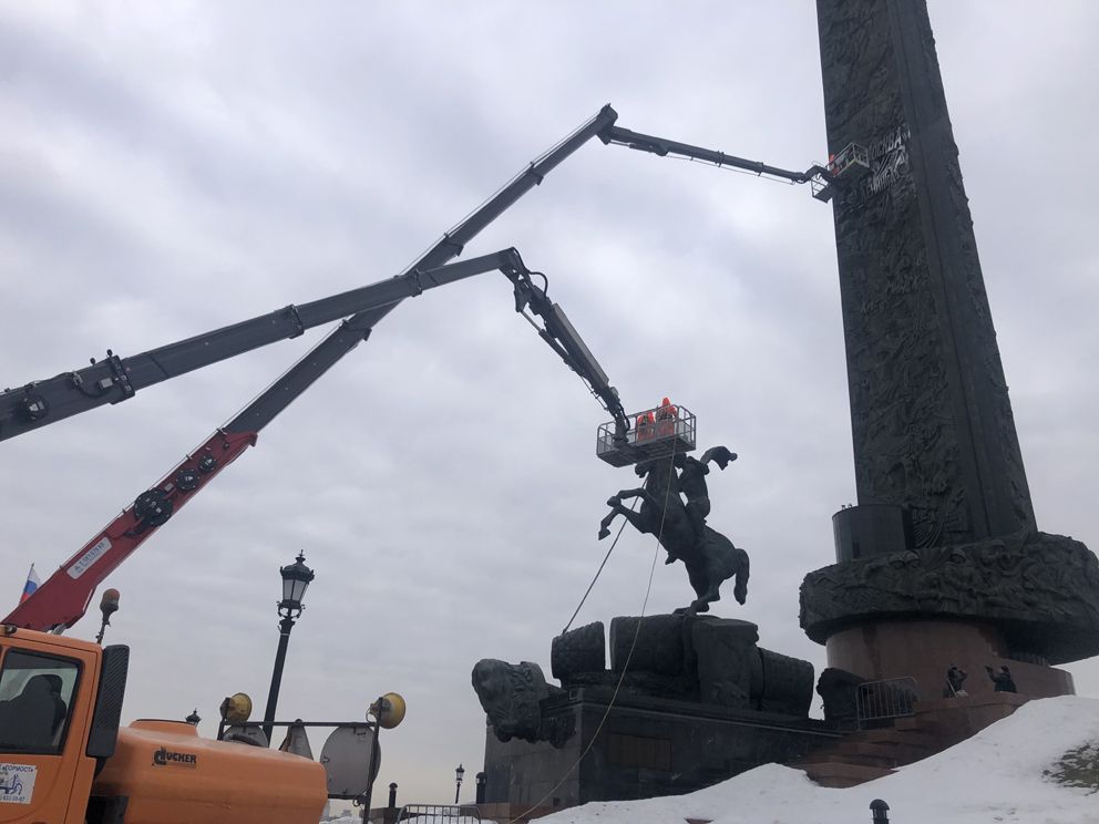 промывка, Поклонная гора, Гормост