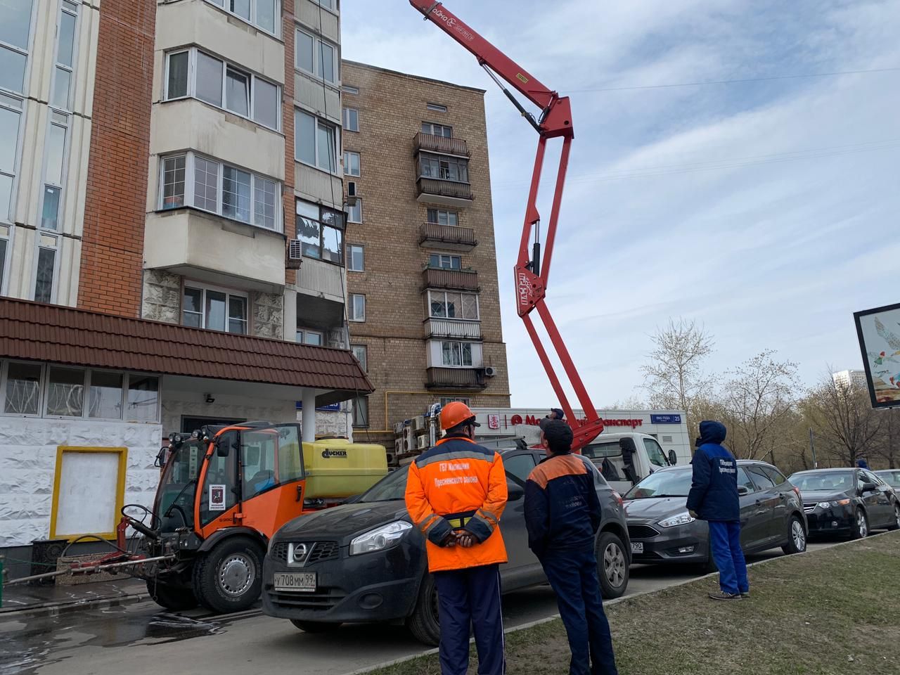 промывка, фасад