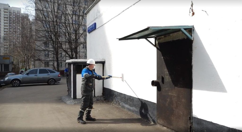 весна, покраска,ЦТП