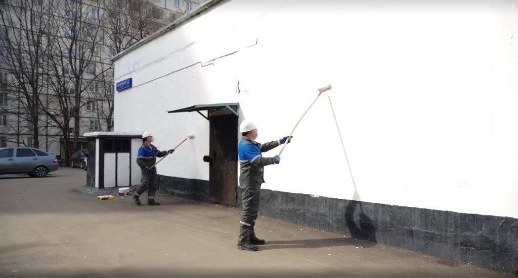 весна, покраска,ЦТП