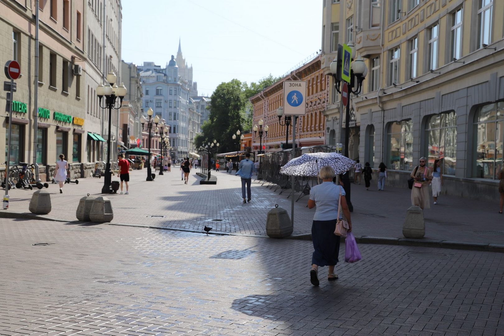 жара, лето, Арбат